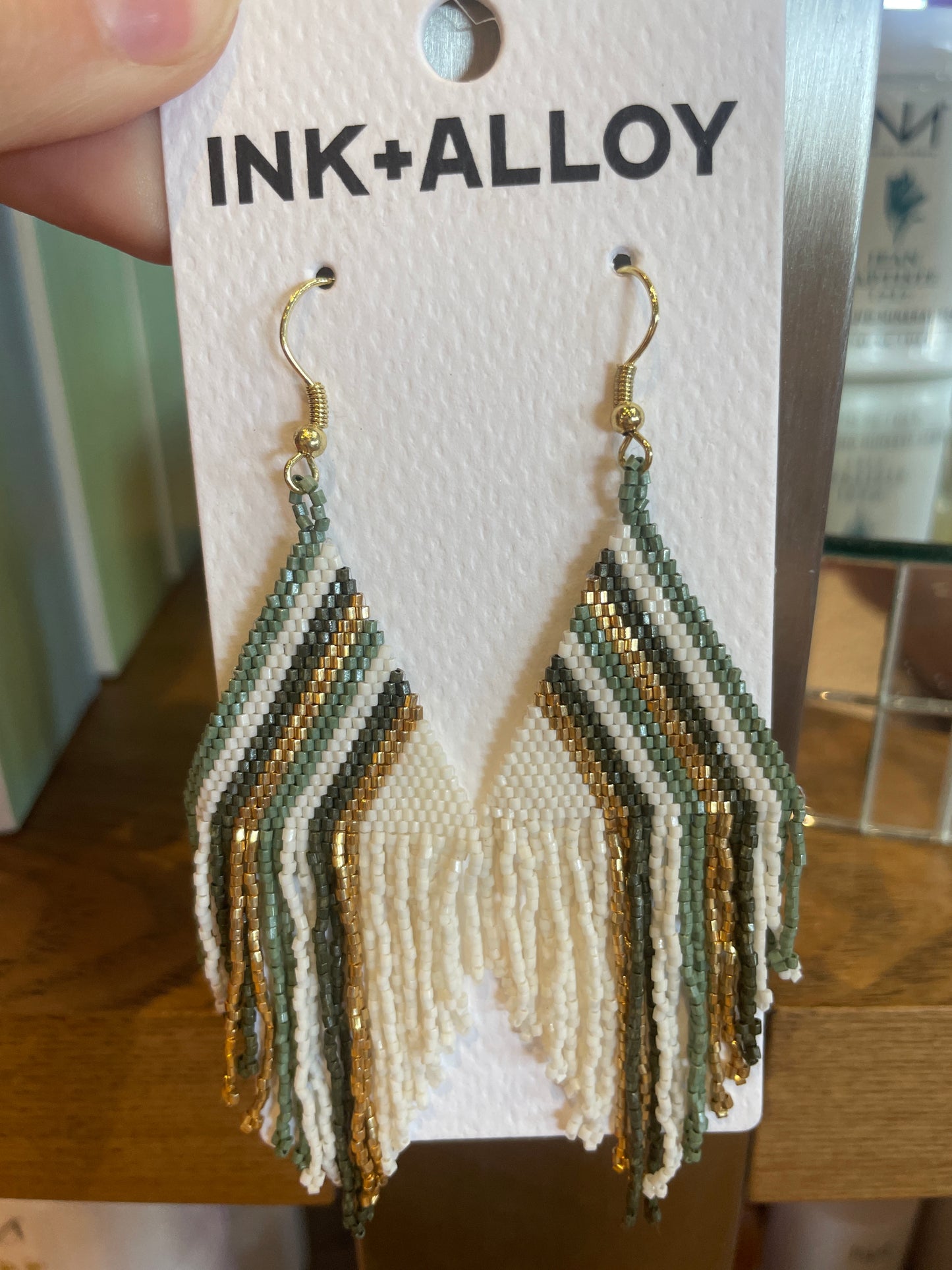 FALLING LINES BEADED FRINGE SAFARI