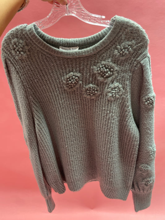 TEAL STITCH SWEATER