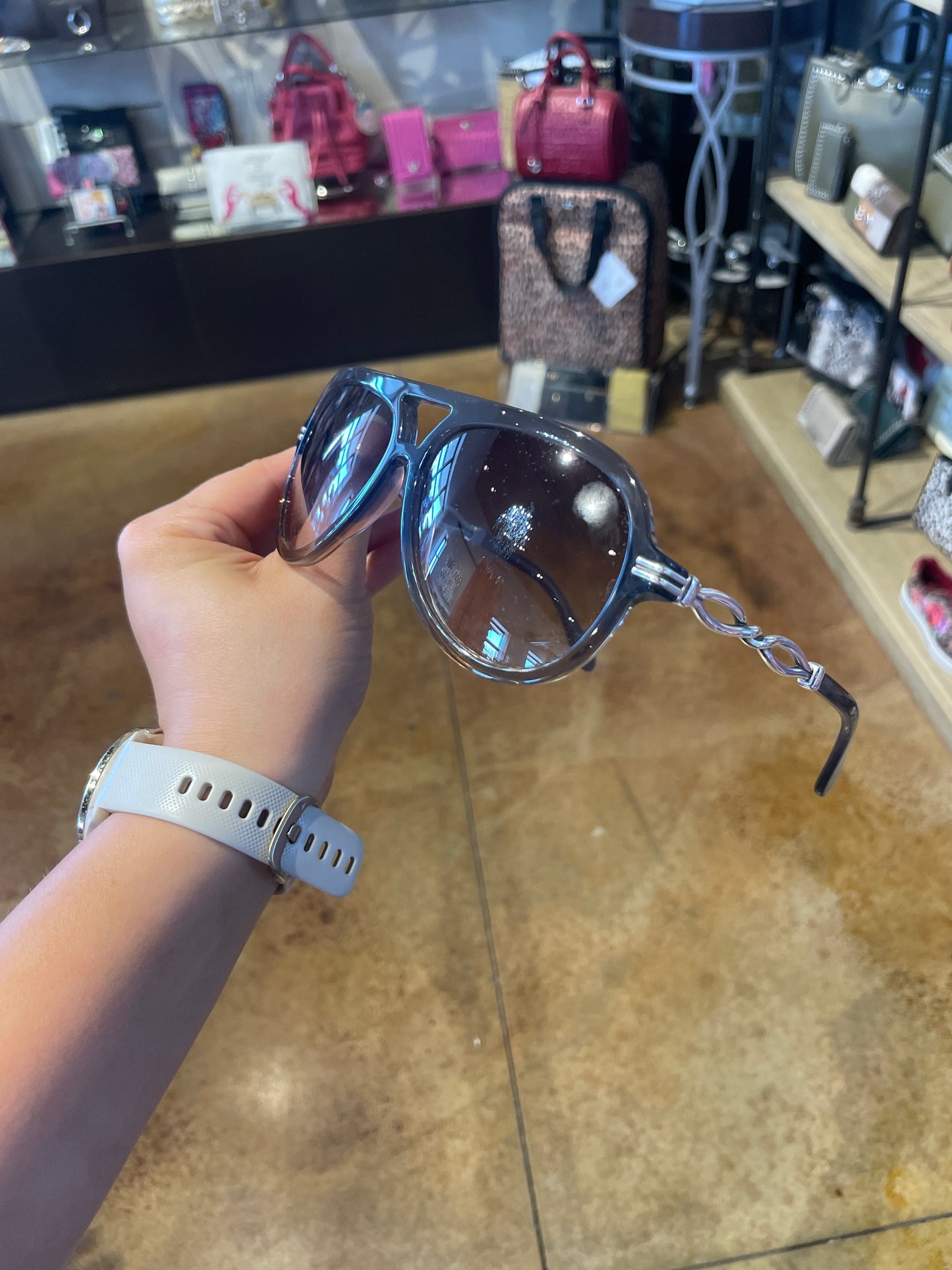 Interlok Twist Aviator Sunglasses