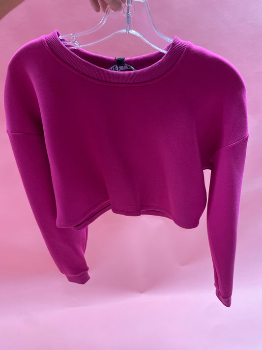 LOUNGEWEAR CROPPED SWEATSHIRT
