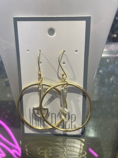 Horse bit- earrings