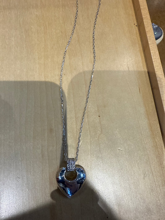 Meridian equinox heart necklace