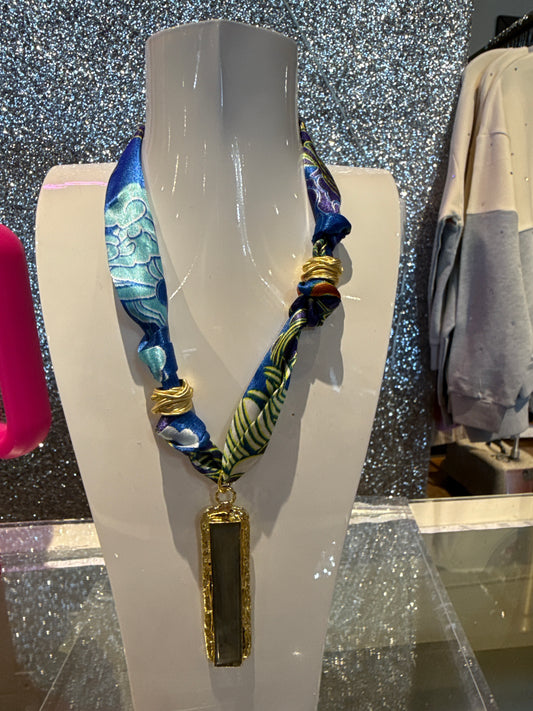 Scarf necklace