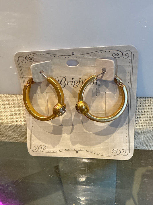 Mystery Of Love Gld Cry Heart Hoop Ear