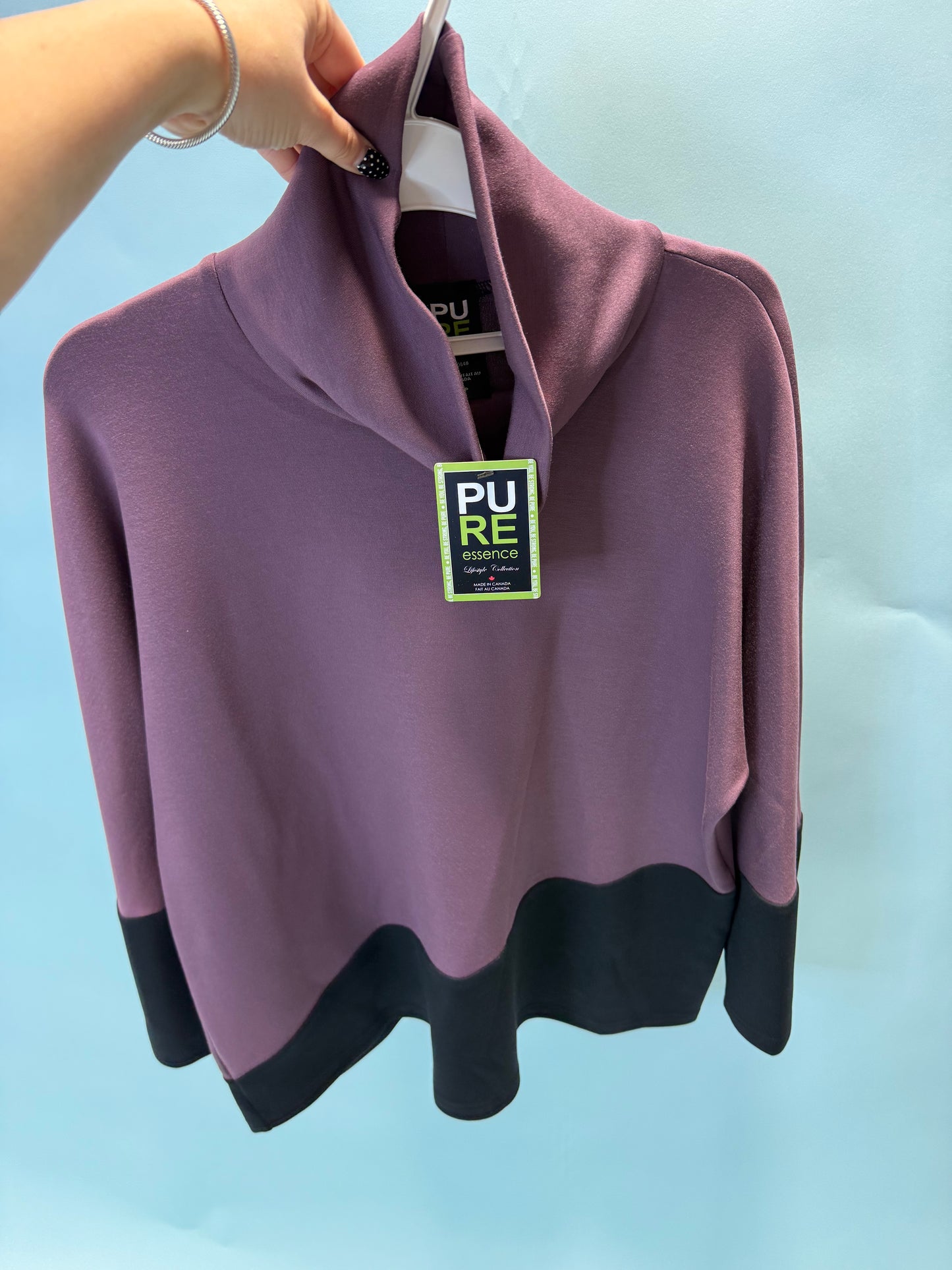 MIXED COLOR LONG SLEEVE SWEATER