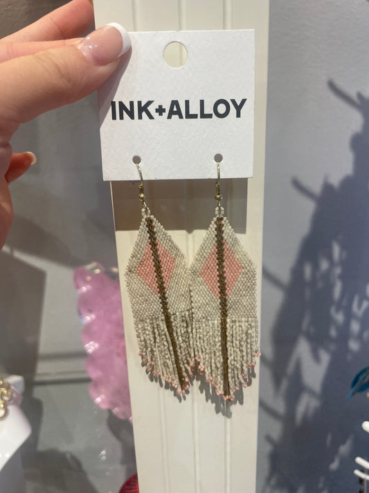 IVORY LONG LUXE EARRING