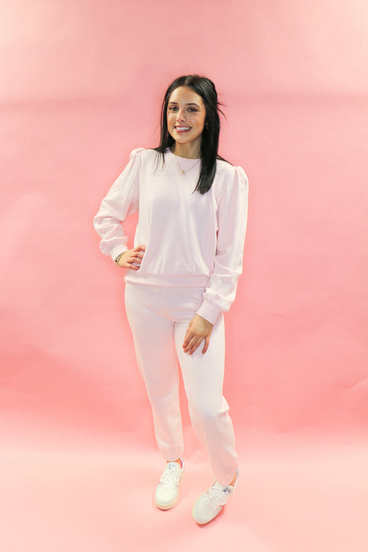 Pink Shimmer Sweatpants
