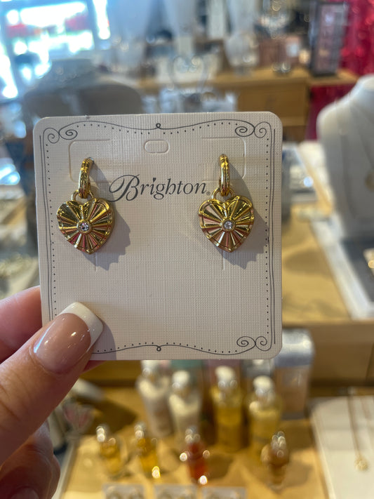 Esprit Heart Post Drop Earring
