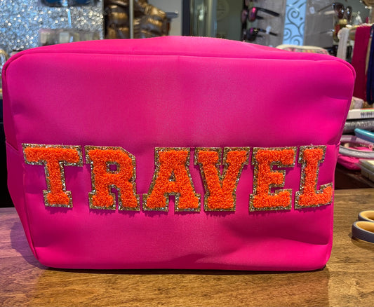 HOT PINK XL TRAVEL BAG