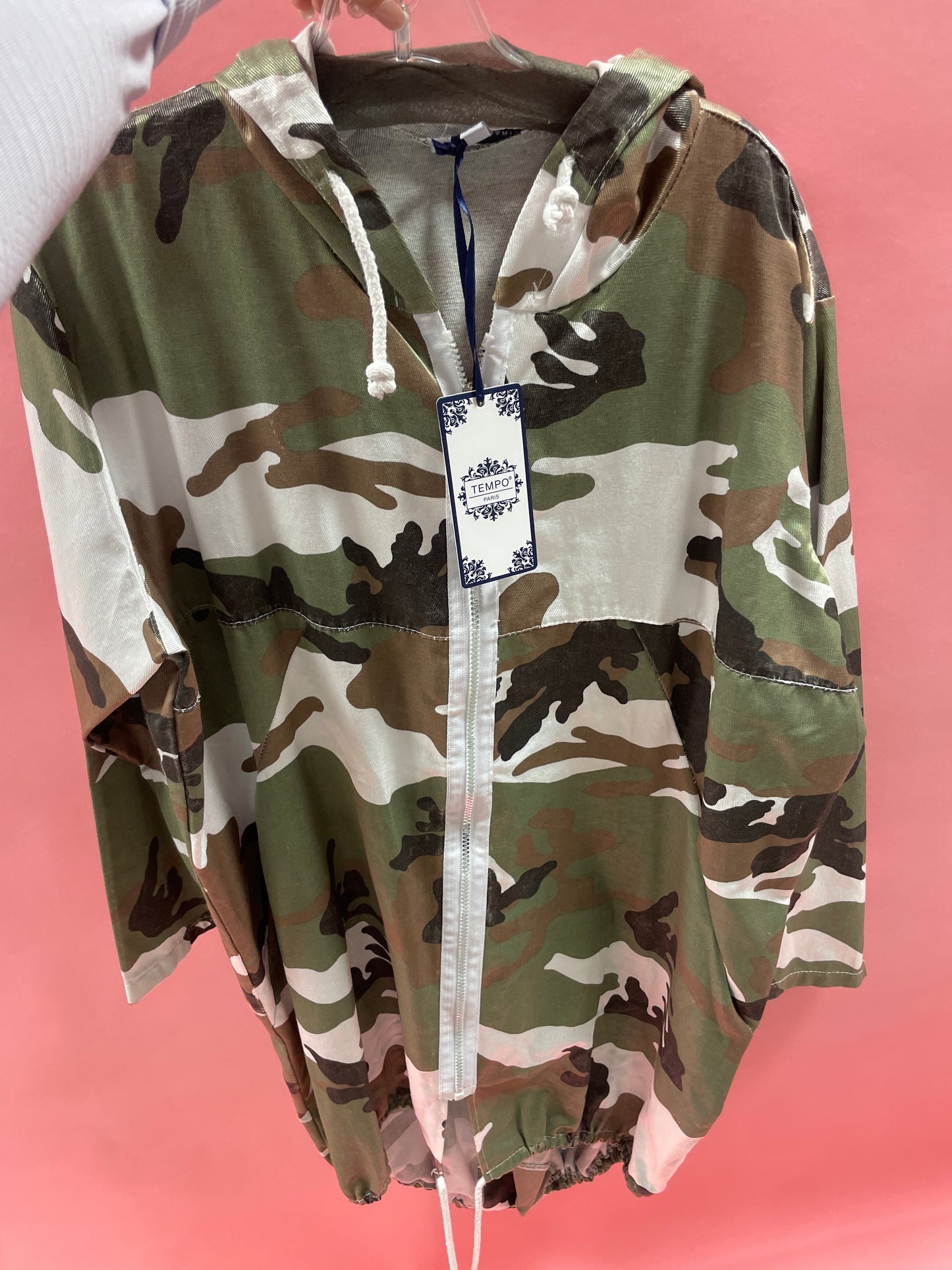 Camo zip up