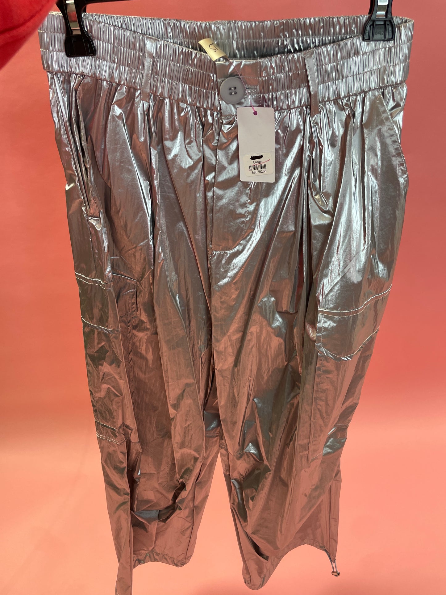 Silver Cargo Pants