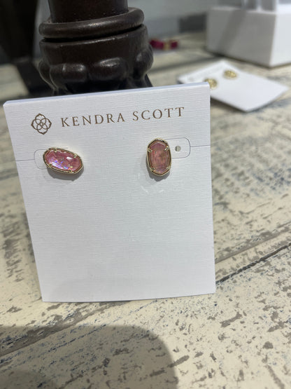 Grayson stone stud earrings