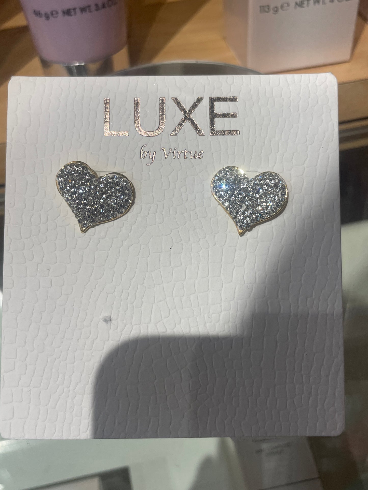 Juliet Studded Heart Earrings