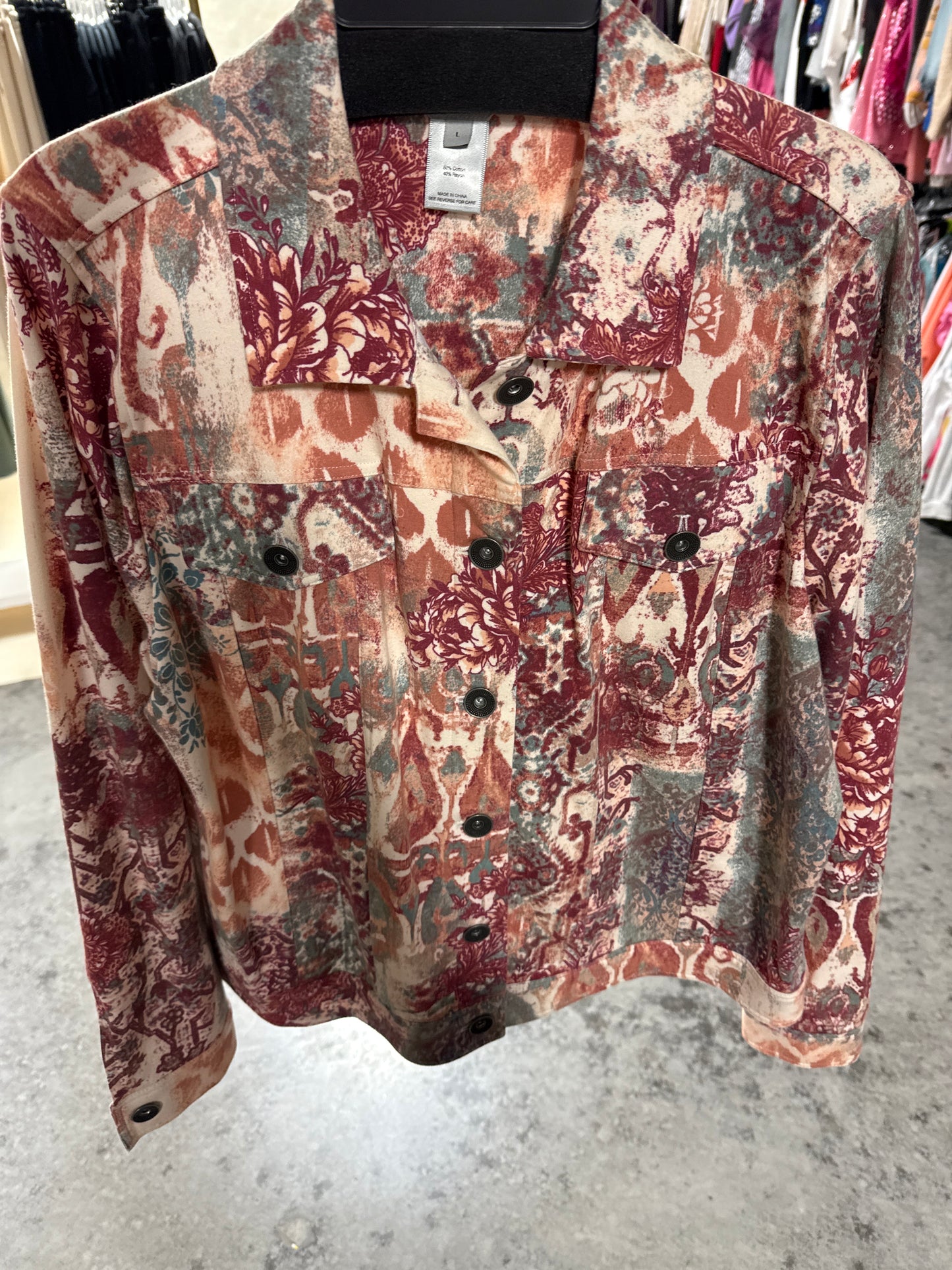 Colorful multiples jacket/top