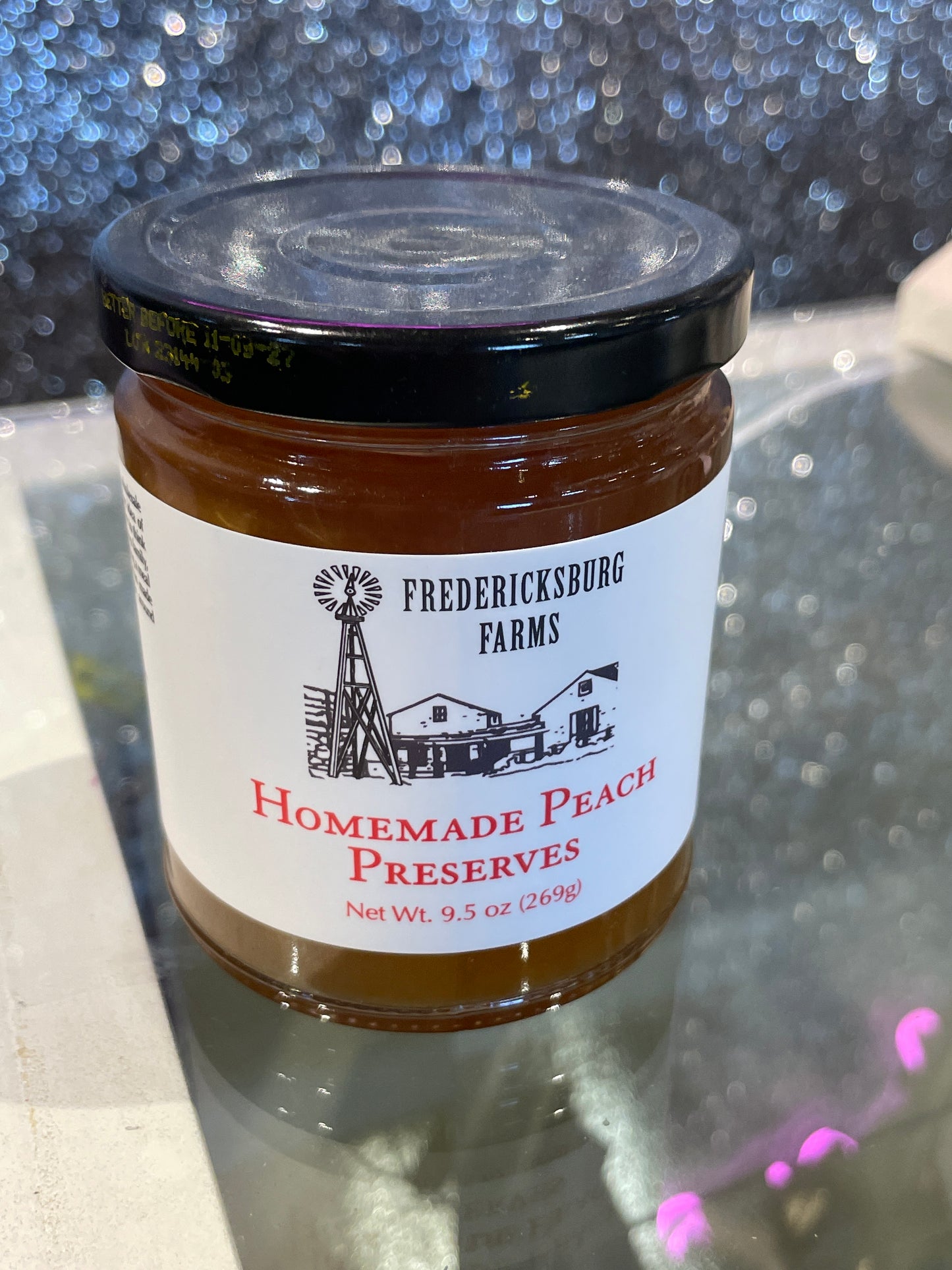 homemade peach preserves