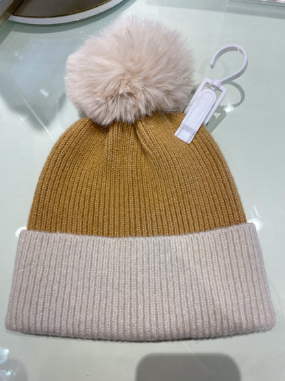 Two color beanie