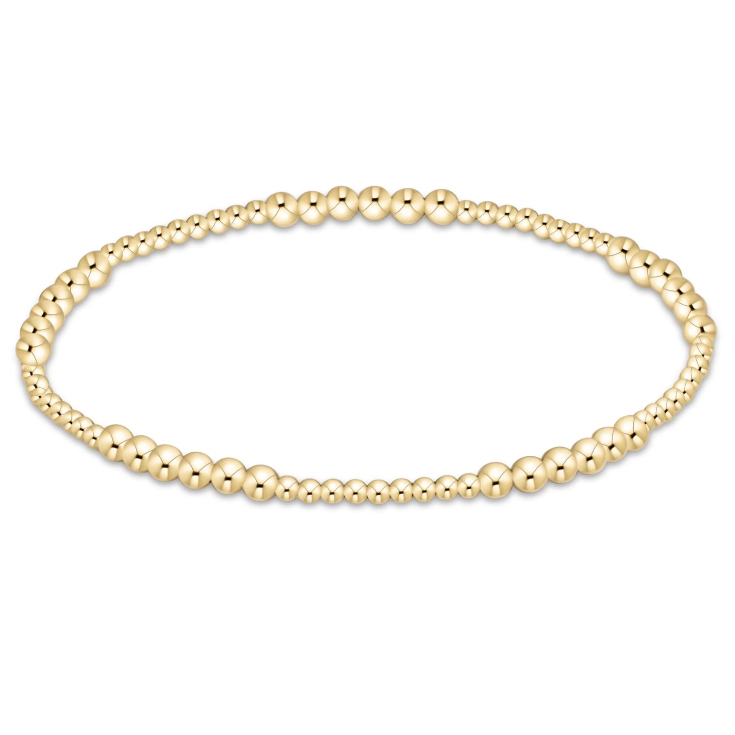 blissful gold 3mm bracelet