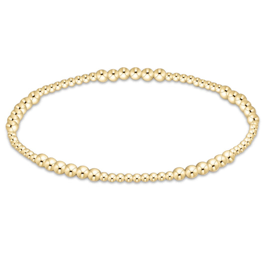 blissful gold 3mm bracelet