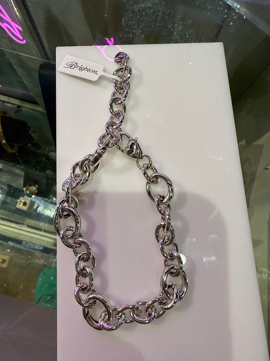 Luxe Link Charm Bracelet Silver