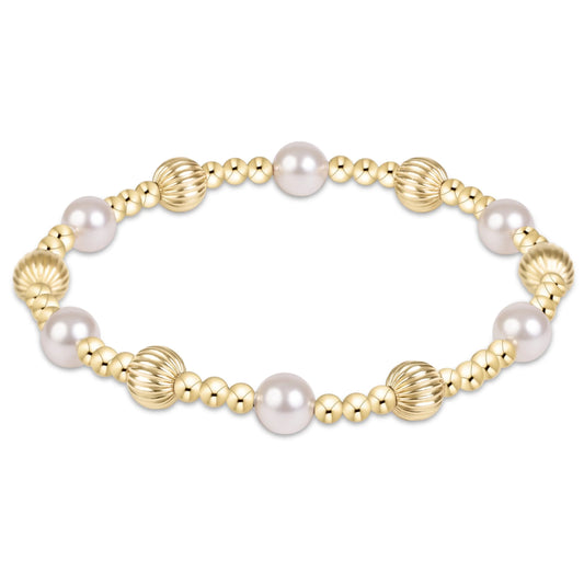 dignity sincerity gold 6mm bracelet