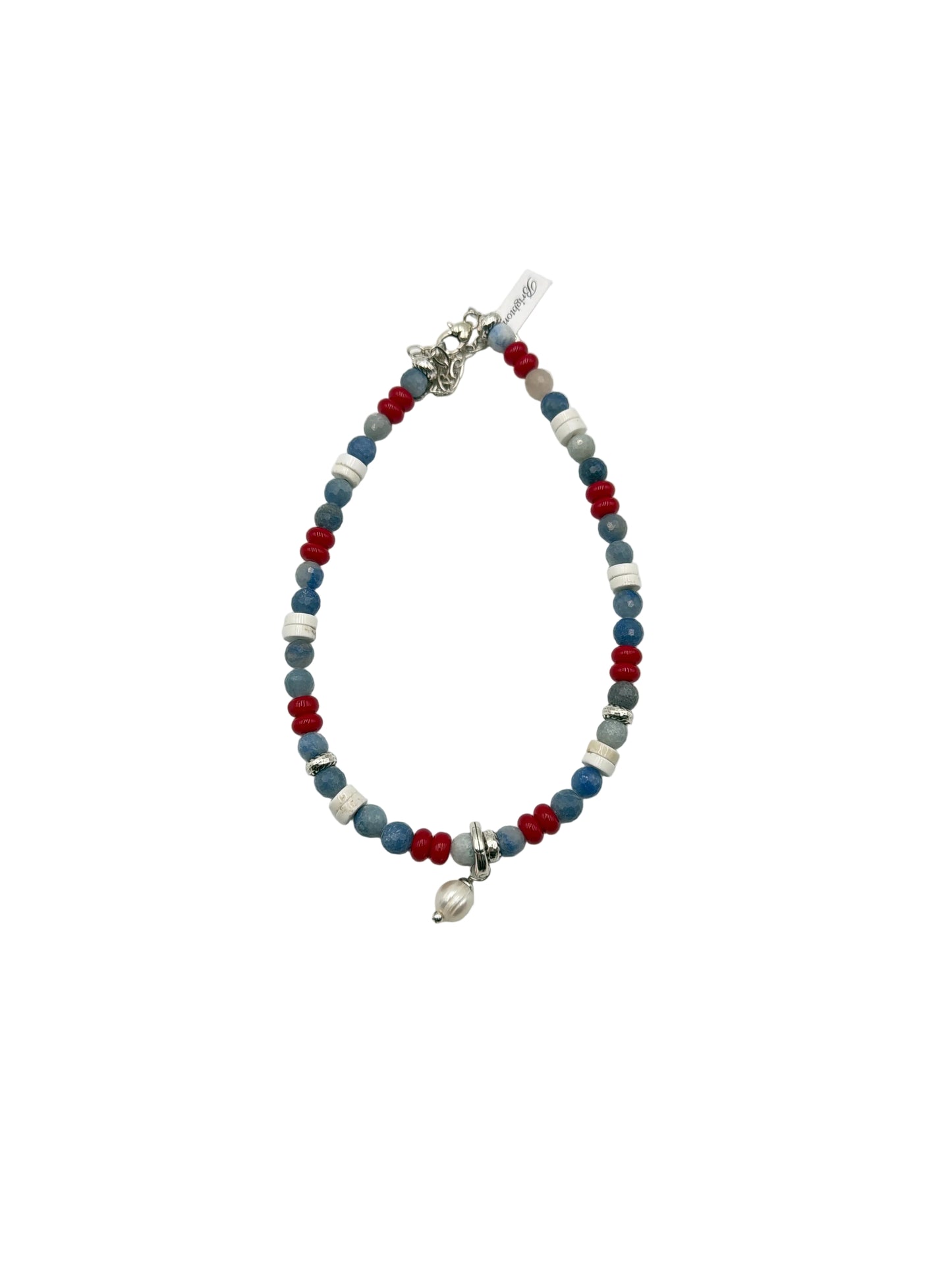 Americana bch charm necklace