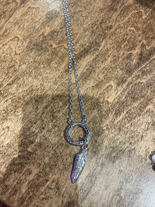feather necklace