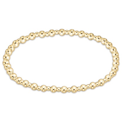 Greatful gold 3mm bracelet