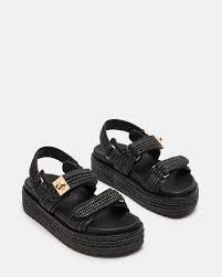 BLACK BIGMONA SANDALS