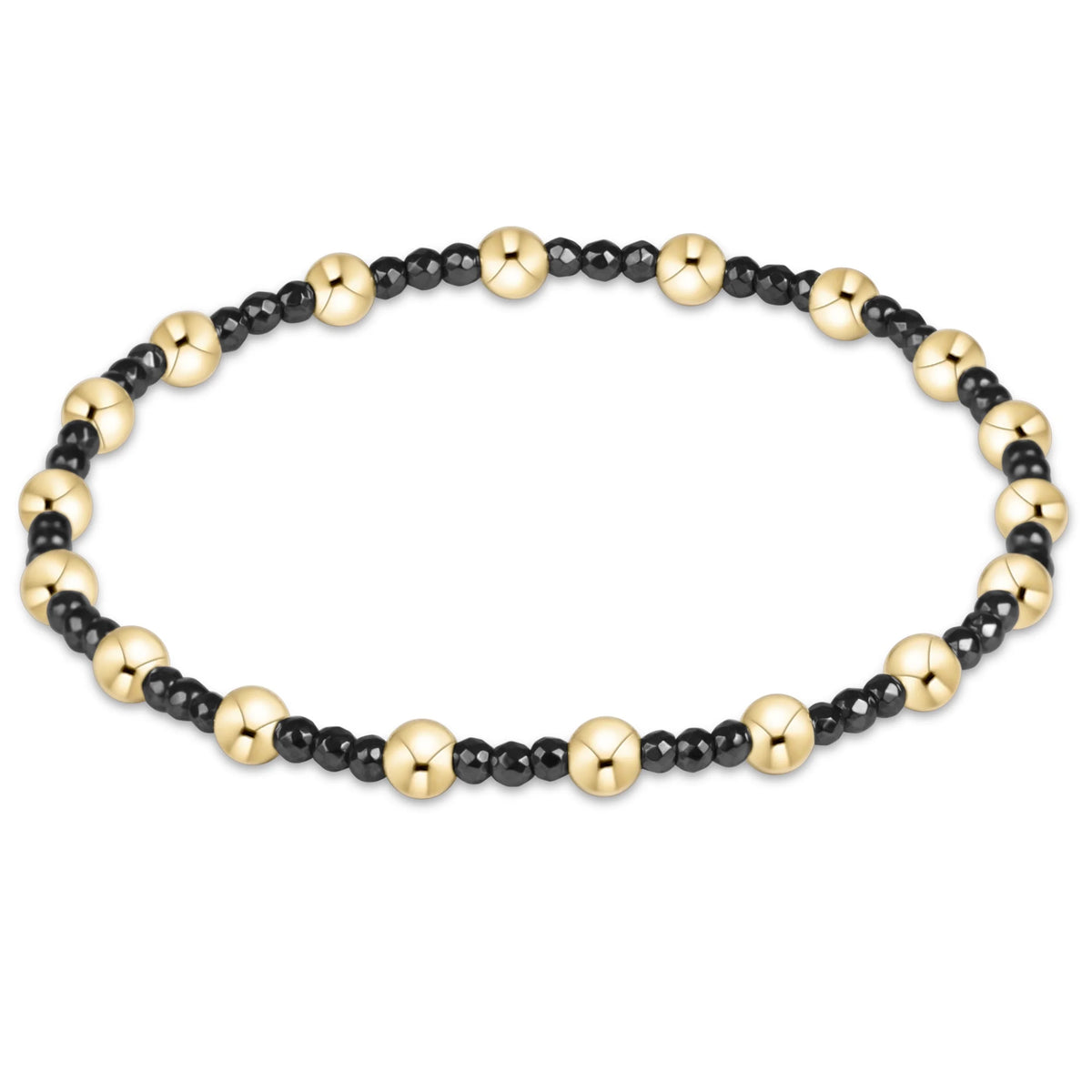 SINCERITY FACETED HEMATITE  2MM BRACELET