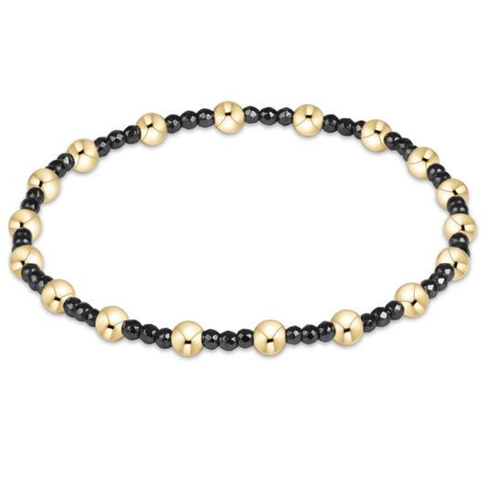 SINCERITY FACETED HEMATITE  2MM BRACELET