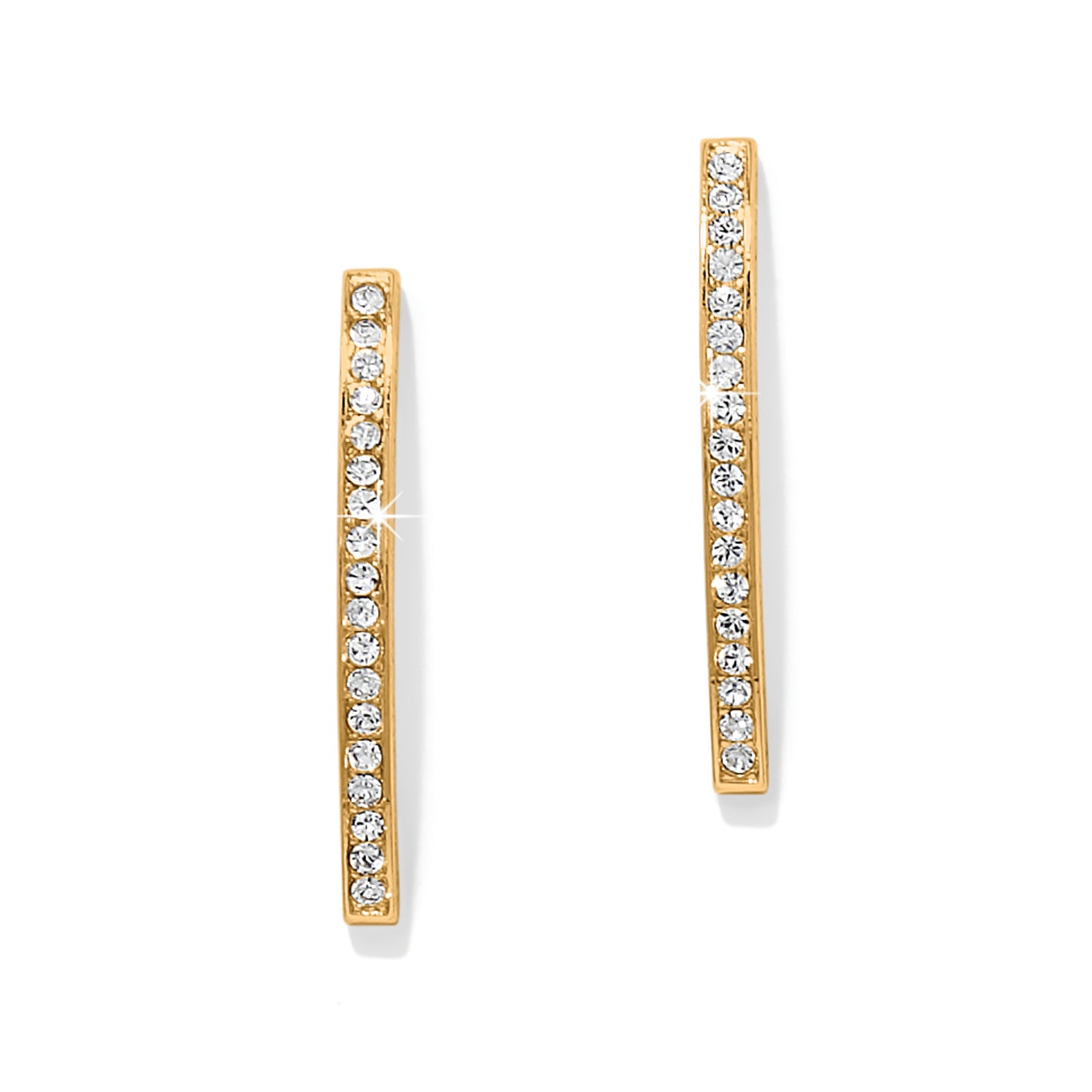 meridian geo bar gold earring