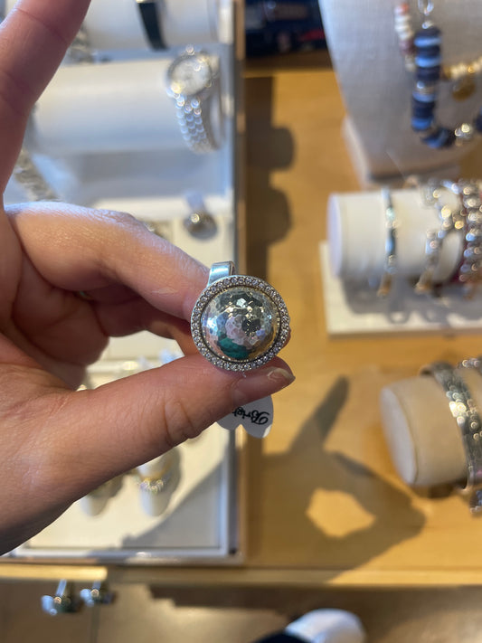 Meridian Geo Dew Domed Ring