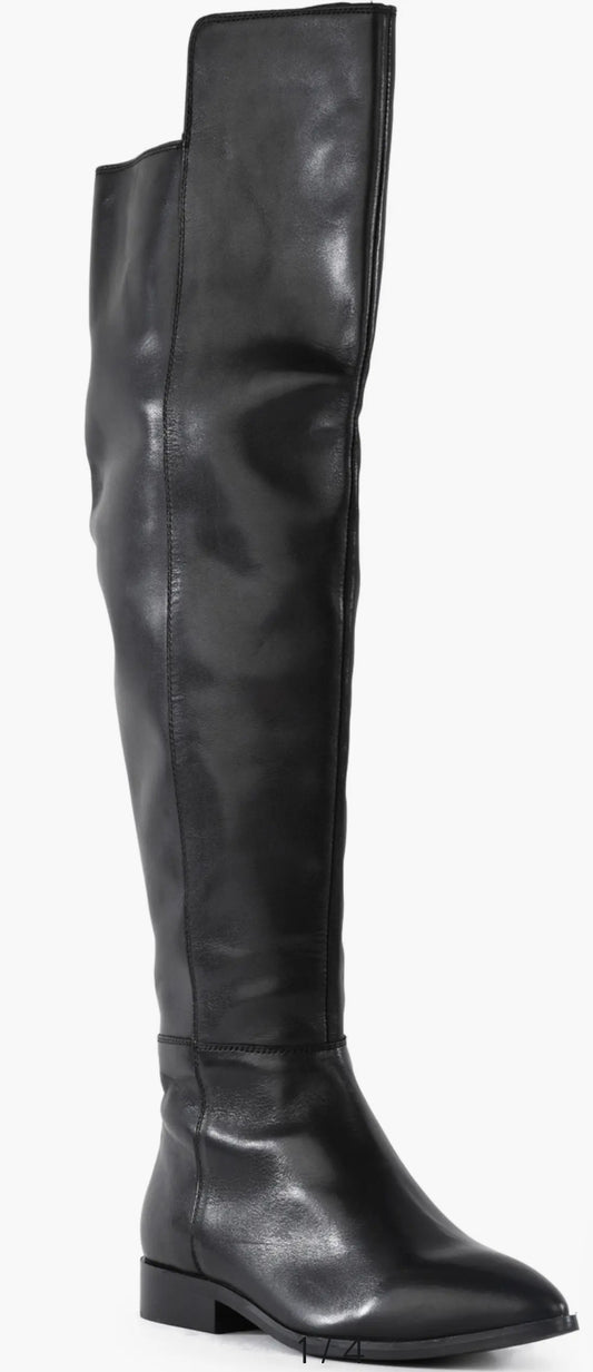 Gentle Touch Black Leather Boots