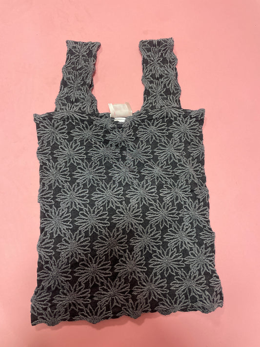 Floral jacquard seamless tank top