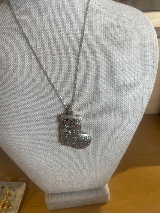 GIVE LOVE PEACE NECKLACE