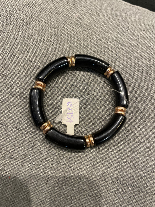 BLACK AND GOLD BRACELET