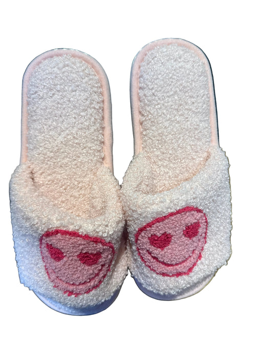 Pink Happy Slippers