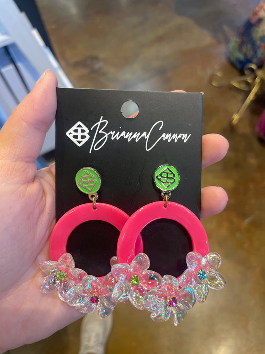 HOT PINK W/FLOWERS
