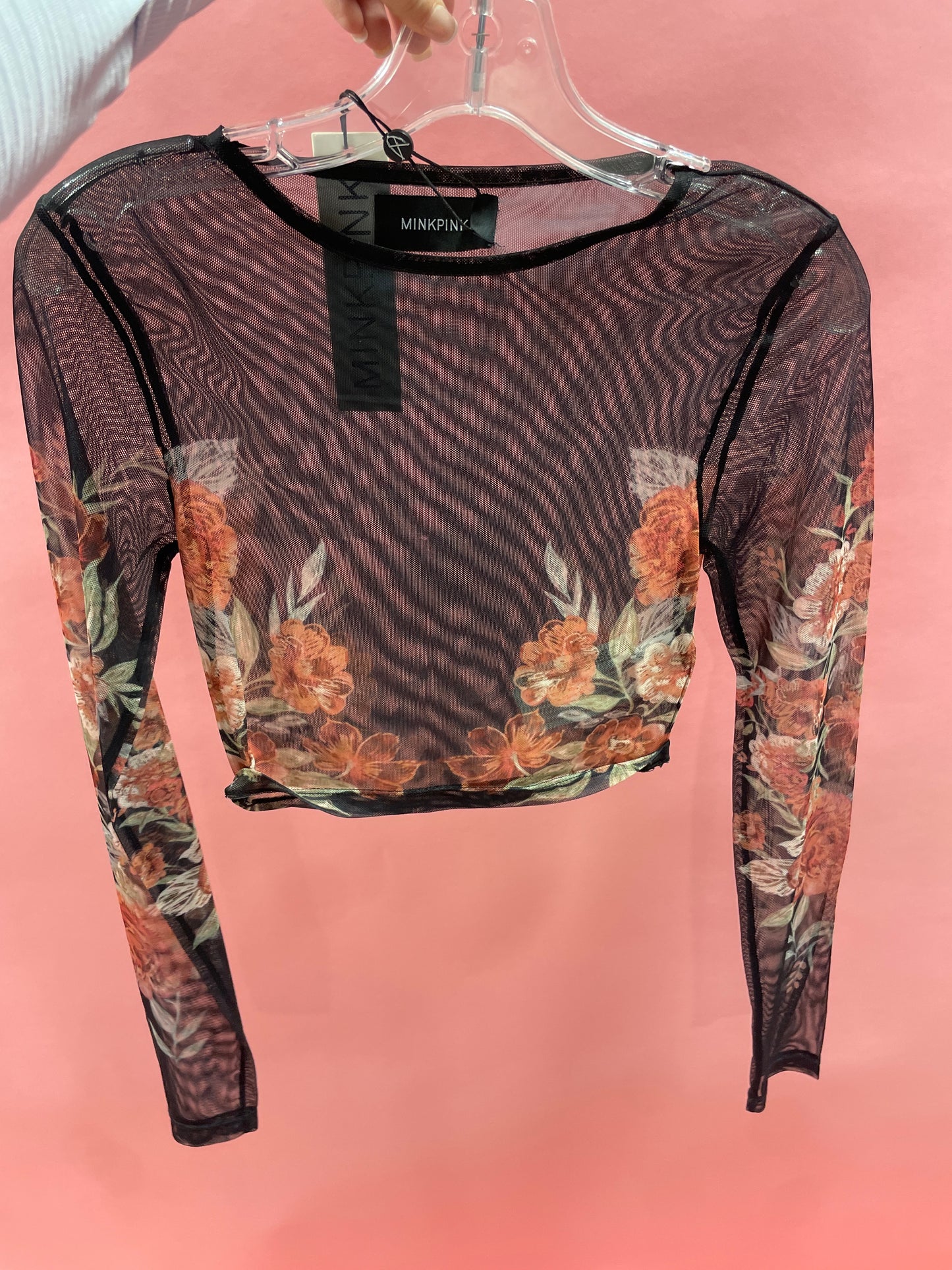 wallflower mesh crop top