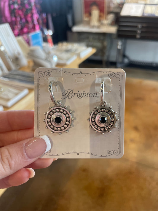 PEBBLE DOT MEDALI BLK RV EAR