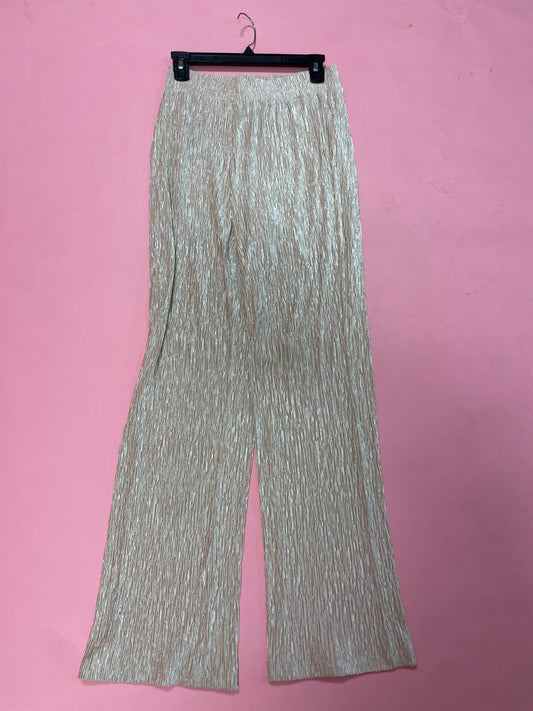 Velvet crinkled pants