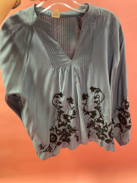 Poet Embroidered Top