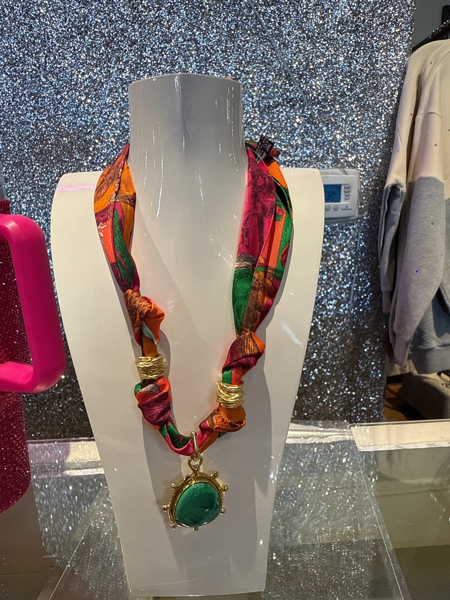 Scarf necklace