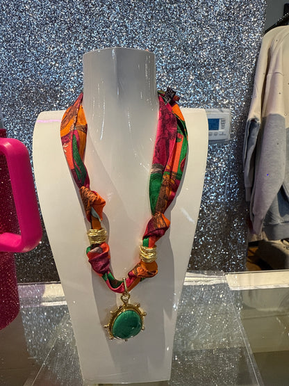 Scarf necklace