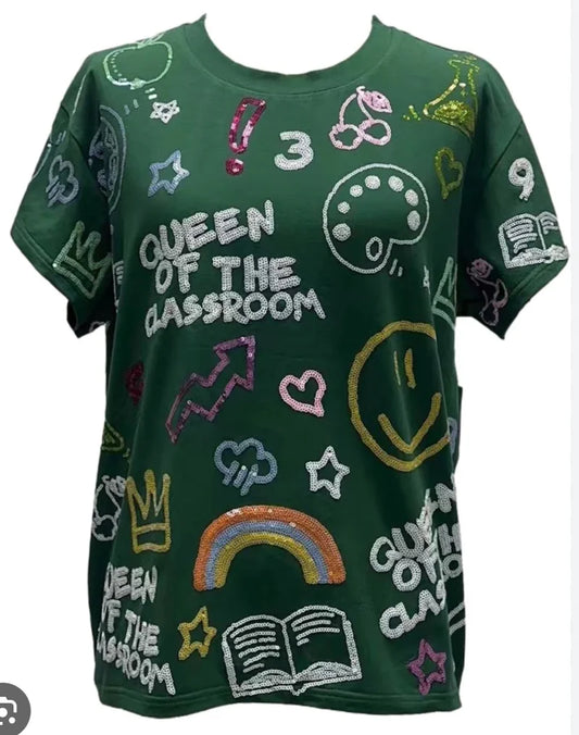 QUEEN OF SPARKLES CLASSROOM TEE