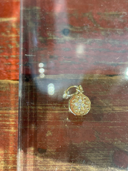 Mini gold charm