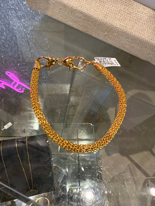 Beverly Glam Bracelet Gold 7 3/4