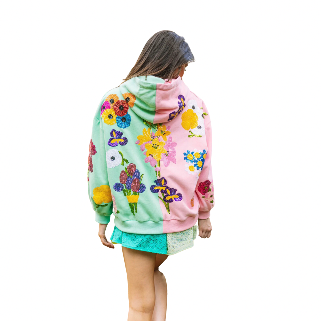 BOUQUET FLOWER HOODIE