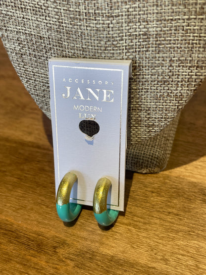 Small hoop earrings
