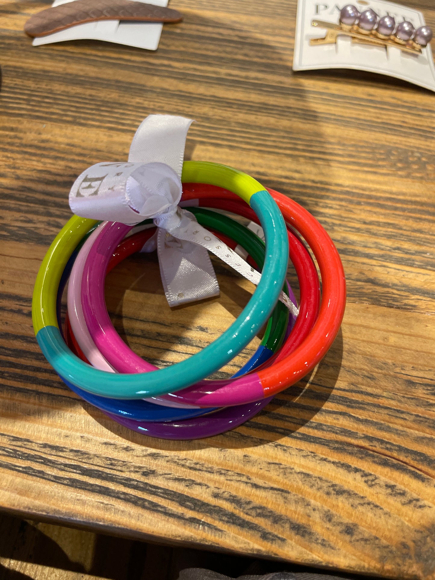 Color Block Bangles